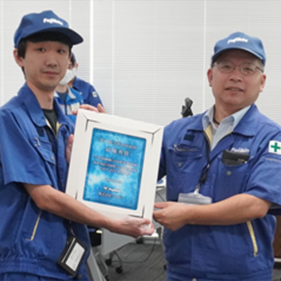 部品運搬車両EV車への切り替え