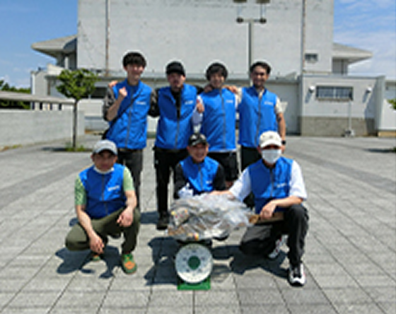 約2時間4班で計27kgのごみを回収