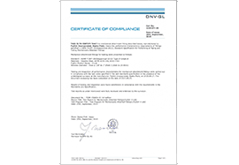 ASTM F1387 適合証明書