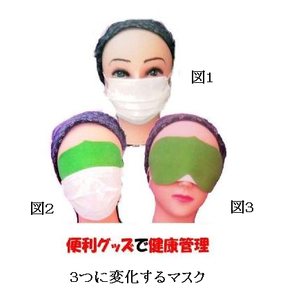 アイマスク付きマスク