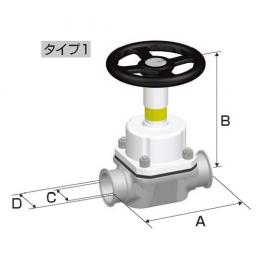 ダイヤフラムバルブ　DIAPHRAGM VALVES