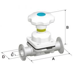 Manual Weir Diaphragm Valves