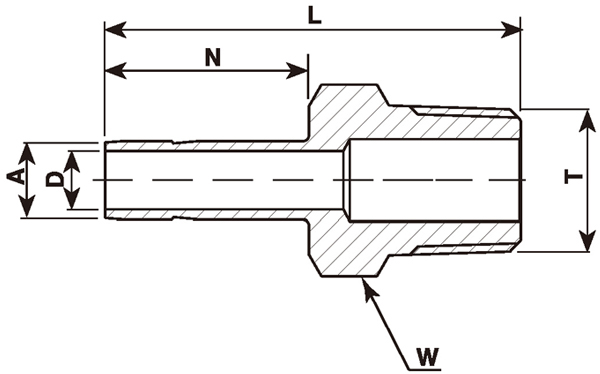 VUW-A-12.7D-V｜ニューV-Series｜2圧縮リング型式継手｜継手製品