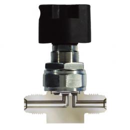 Manual Globe Type 3-Port Metal Diaphragm Valves With Travel Indicator