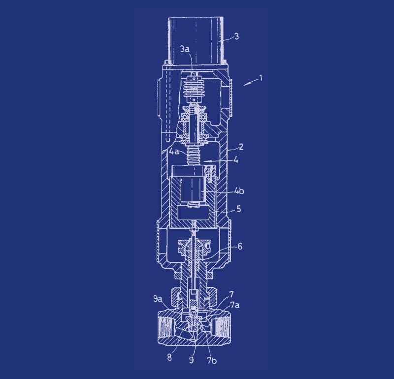 This valve is accurately controlled by computer with technology developed by Fujikin