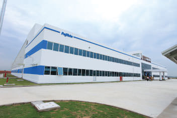 A new production facility is constructed in Vietnam (Bac Ninh).