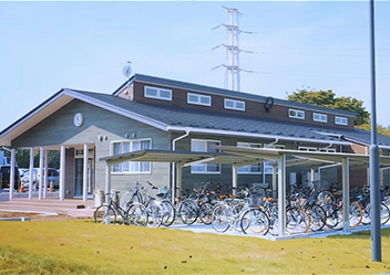 Cosmos House, a kindergarten for employees children, at the Tsukuba Advanced Research Center.