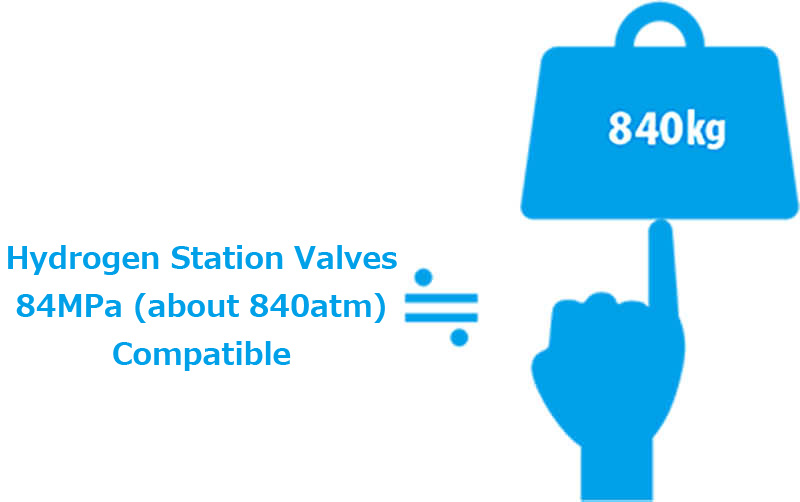Hydrogen station valve