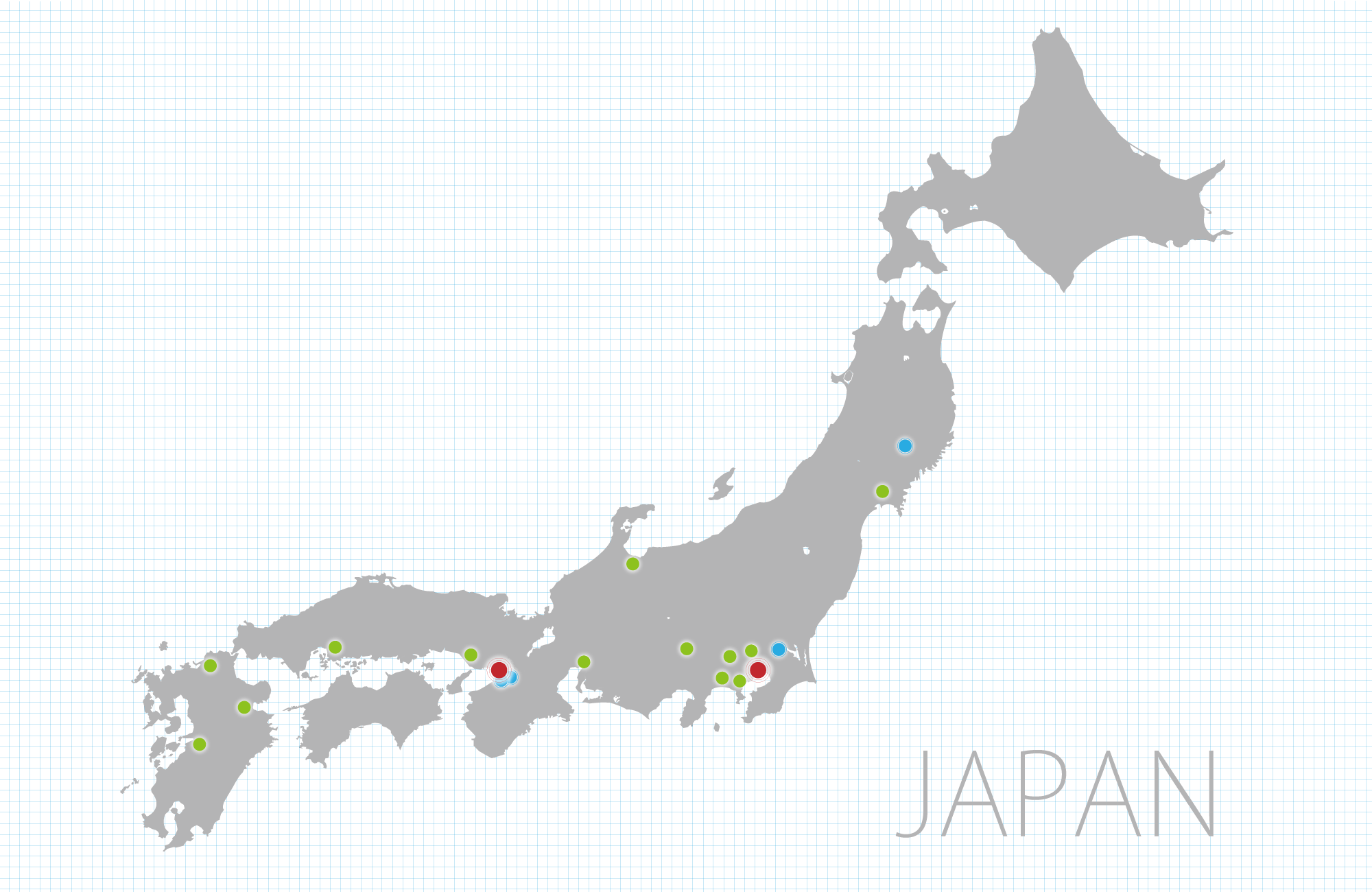 Fujikin's Locations in Japan