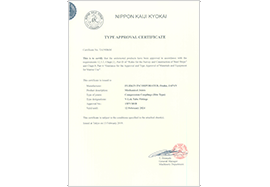 NK (Maritime Association of Japan) type certification