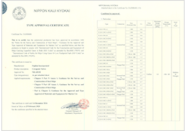 NK (Maritime Association of Japan) type certification