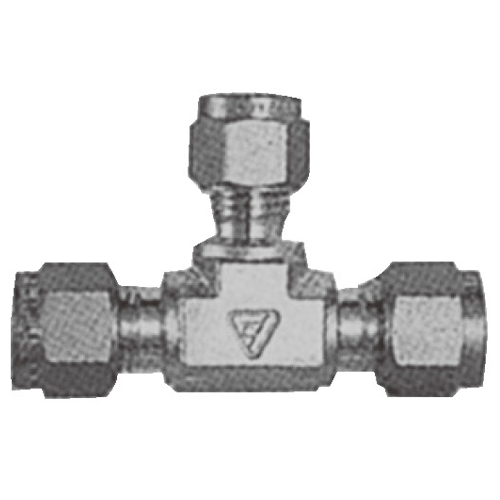 Double Compression Rings Type Fittings Reducing Tee Unions