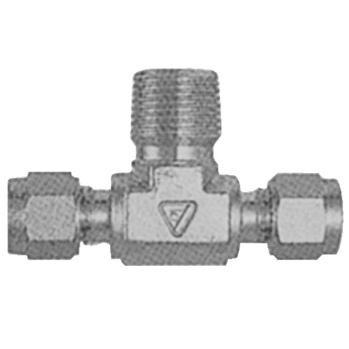 Double Compression Rings Type Fittings Male Branch Tees