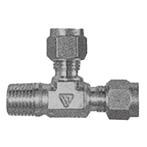 Double Compression Rings Type Fittings Male Run Tees