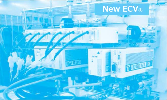 Diagram 9. New ECV® installed in a ZnO-CVD machine (Photo taken at the New Industry Creation Hatchery Center at Tohoku University)