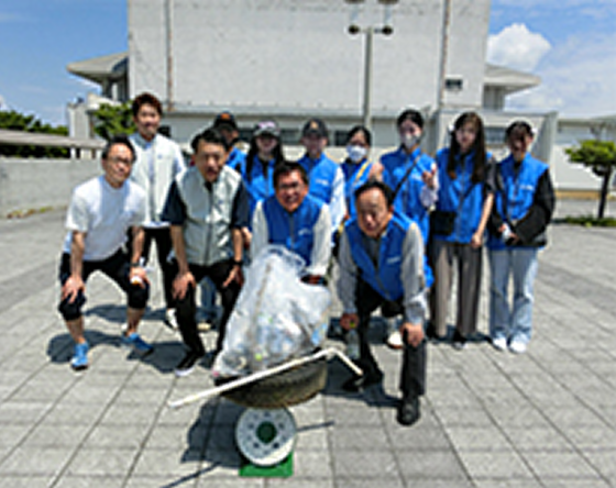 約2時間4班で計27kgのごみを回収