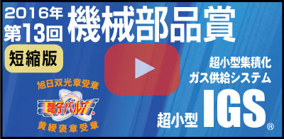 超小型集積化ガス供給システム 超小型IGS